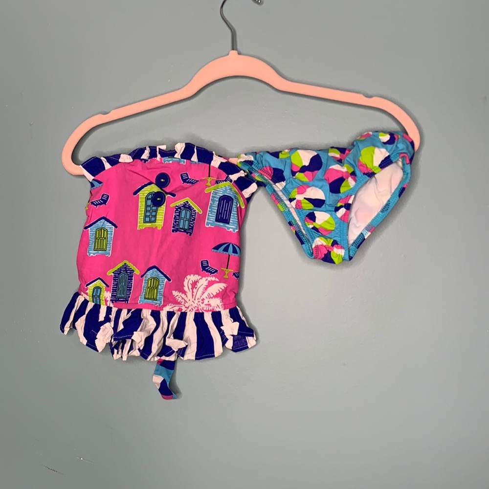 Eleanor Rose tiki swim suit 3/4